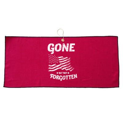 Gone But Not Forgotten Large Microfiber Waffle Golf Towel