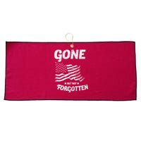 Gone But Not Forgotten Large Microfiber Waffle Golf Towel