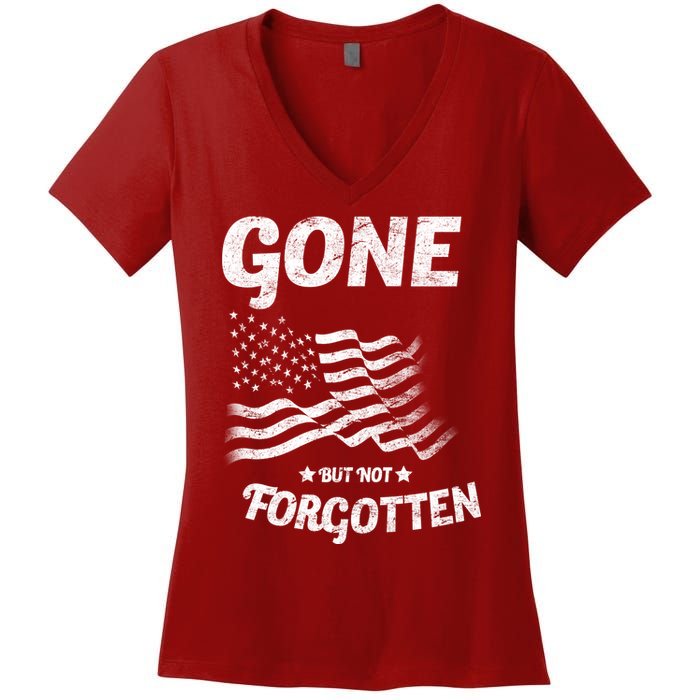 Gone But Not Forgotten Women's V-Neck T-Shirt
