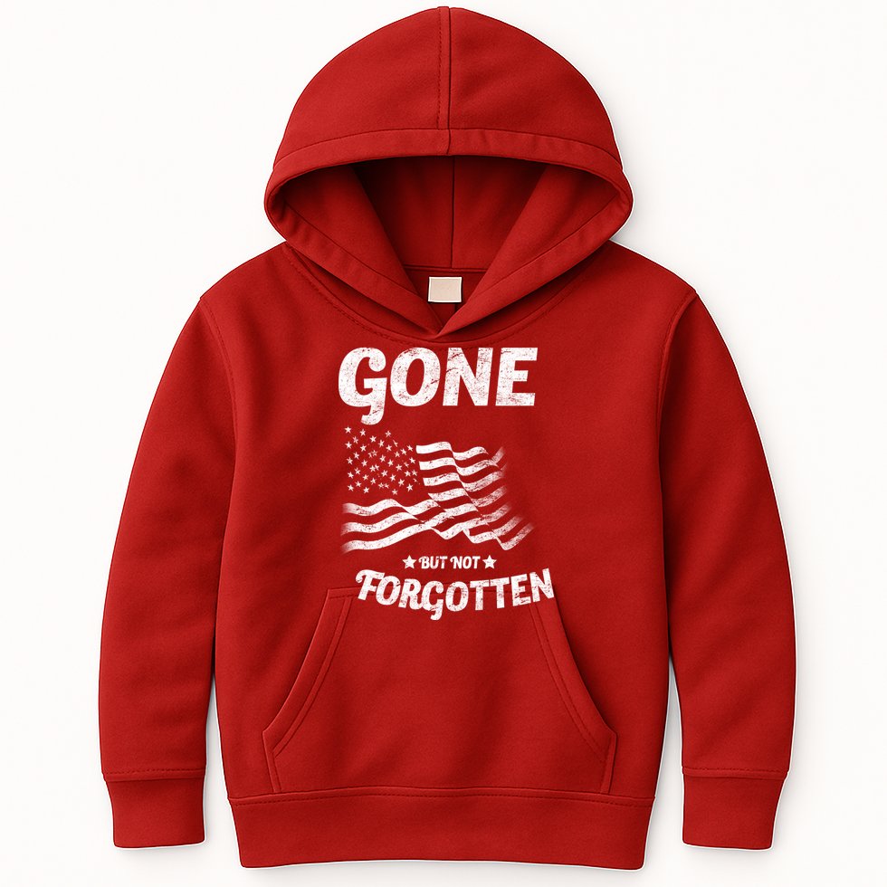 Gone But Not Forgotten Kids Hoodie