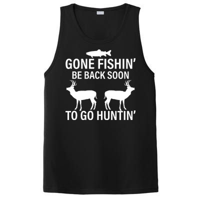 Gone Fishing Be Back Soon To Go Hunting PosiCharge Competitor Tank