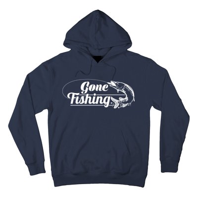 Gone Fishing Logo Hoodie