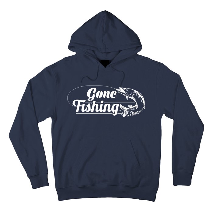 Gone Fishing Logo Hoodie