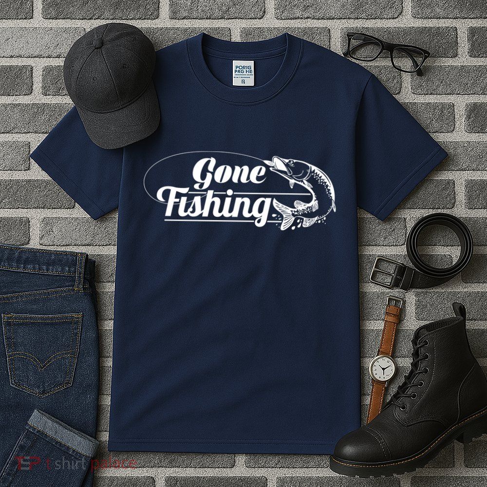 Gone Fishing Logo Tall T-Shirt