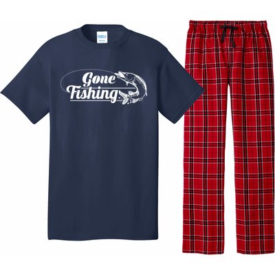 Gone Fishing Logo Pajama Set