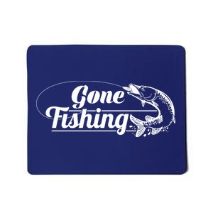 Gone Fishing Logo Mousepad