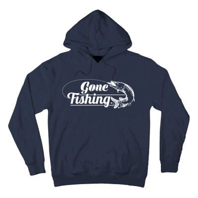 Gone Fishing Logo Tall Hoodie