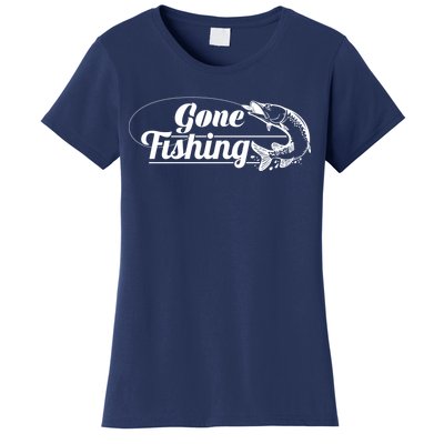 Gone Fishing Logo Women's T-Shirt