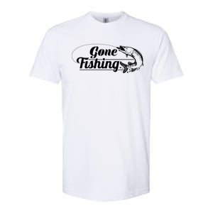 Gone Fishing Logo Softstyle CVC T-Shirt