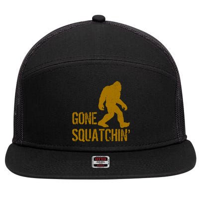 Gone Squatchhin 7 Panel Mesh Trucker Snapback Hat