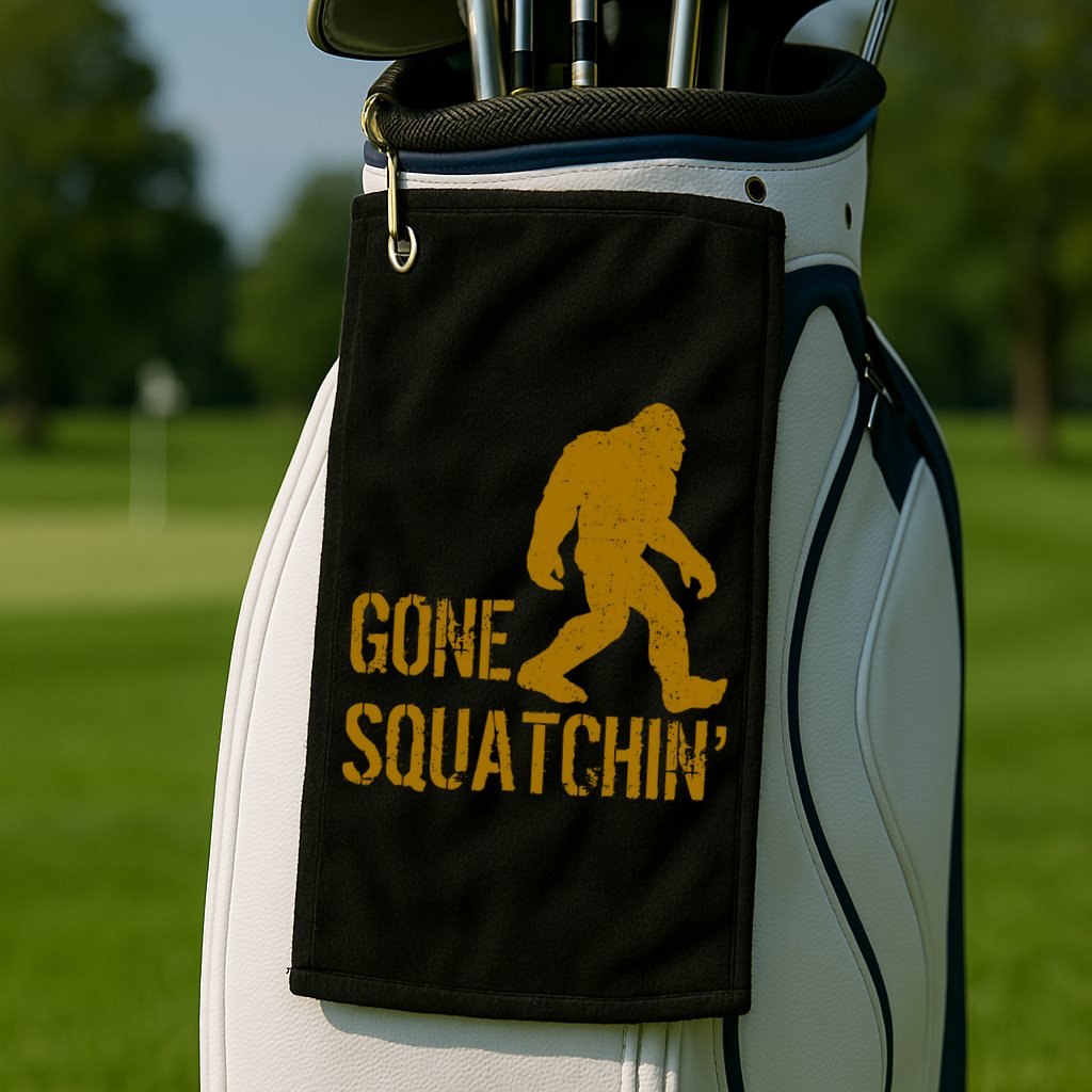 Gone Squatchhin Golf Towel