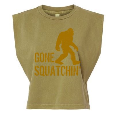 Gone Squatchhin Garment-Dyed Women's Muscle Tee
