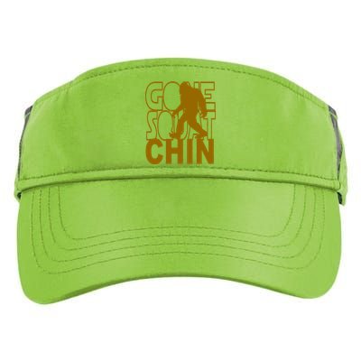 Gone Squatchhin Funny Sasquatch Adult Drive Performance Visor