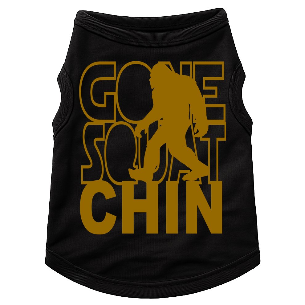 Gone Squatchhin Funny Sasquatch Doggie Tank