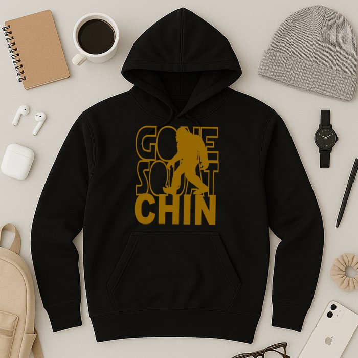 Gone Squatchhin Funny Sasquatch Hoodie