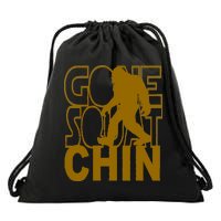 Gone Squatchhin Funny Sasquatch Drawstring Bag