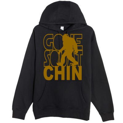 Gone Squatchhin Funny Sasquatch Premium Pullover Hoodie