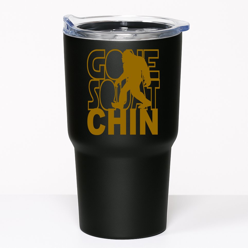 Gone Squatchhin Funny Sasquatch Tumbler