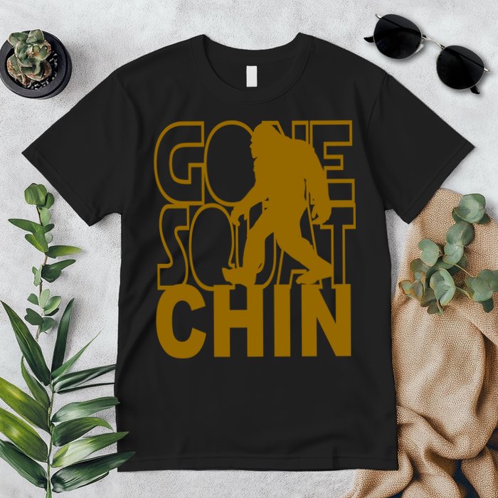 Gone Squatchhin Funny Sasquatch Premium T-Shirt