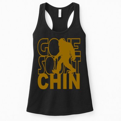 Gone Squatchhin Funny Sasquatch Womens Tank Top