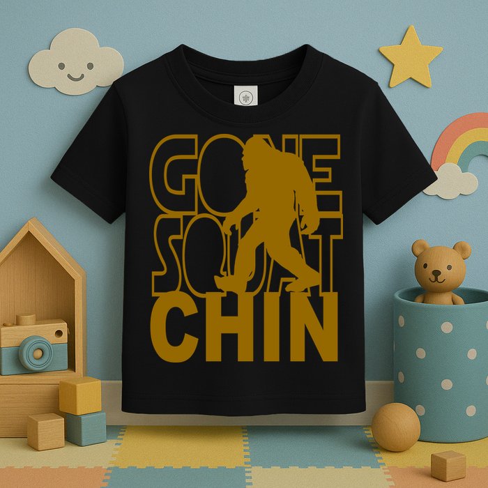 Gone Squatchhin Funny Sasquatch Toddler T-Shirt