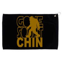 Gone Squatchhin Funny Sasquatch Grommeted Golf Towel