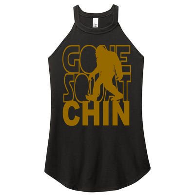 Gone Squatchhin Funny Sasquatch Women's Perfect Tri Rocker Tank