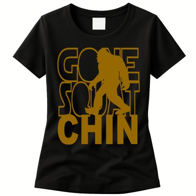 Gone Squatchhin Funny Sasquatch Womens T-Shirt