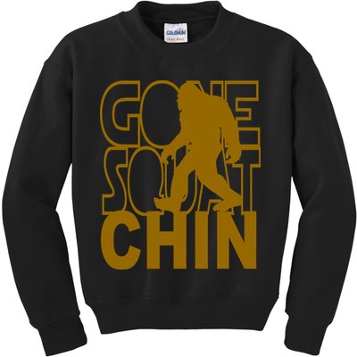 Gone Squatchhin Funny Sasquatch Kids Sweatshirt