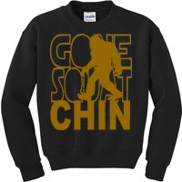 Gone Squatchhin Funny Sasquatch Kids Sweatshirt