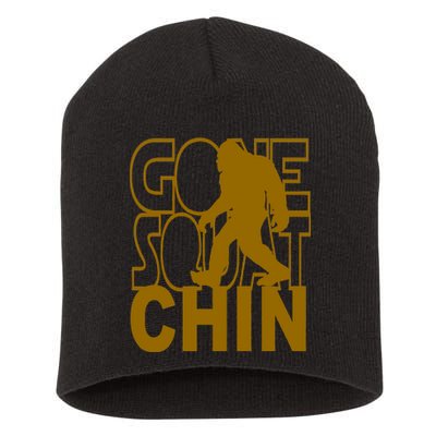 Gone Squatchhin Funny Sasquatch Short Acrylic Beanie