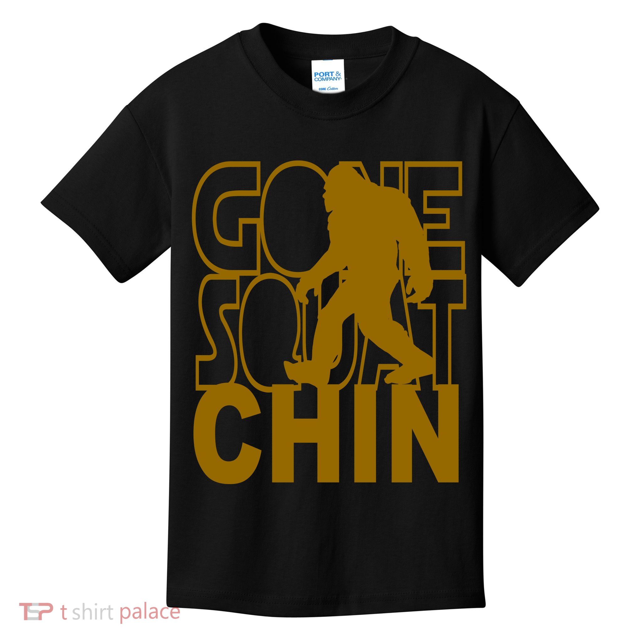 Gone Squatchhin Funny Sasquatch Kids T-Shirt