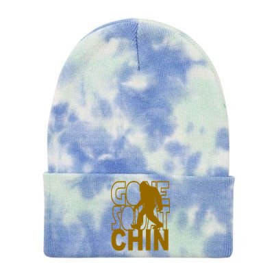 Gone Squatchhin Funny Sasquatch Tie Dye 12in Knit Beanie