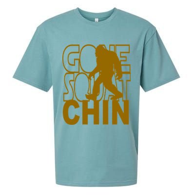 Gone Squatchhin Funny Sasquatch Sueded Cloud Jersey T-Shirt