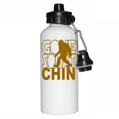 Gone Squatchhin Funny Sasquatch Aluminum Water Bottle