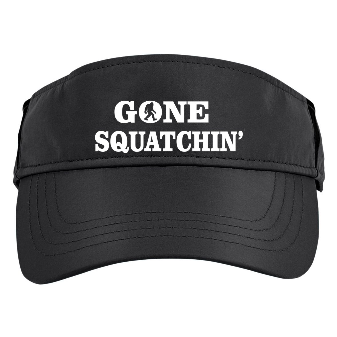 Gone Squatchhin Logo Adult Drive Performance Visor