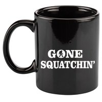 Gone Squatchhin Logo 11oz C Handle Ceramic Mug