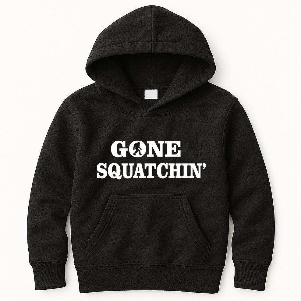 Gone Squatchhin Logo Kids Hoodie