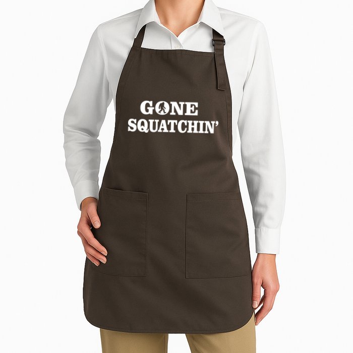Gone Squatchhin Logo Apron