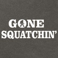 Gone Squatchhin Logo Cotton Canvas Backpack