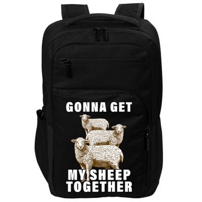 Gonna Get My Sheep Together Impact Tech Backpack