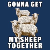Gonna Get My Sheep Together Apron