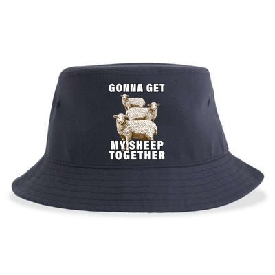Gonna Get My Sheep Together Sustainable Bucket Hat