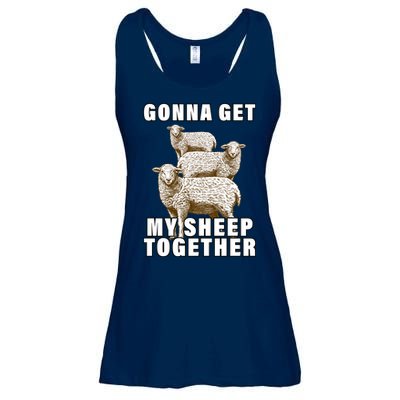 Gonna Get My Sheep Together Ladies Essential Flowy Tank