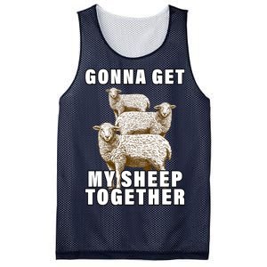 Gonna Get My Sheep Together Mesh Reversible Basketball Jersey Tank