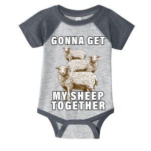 Gonna Get My Sheep Together Infant Baby Jersey Bodysuit