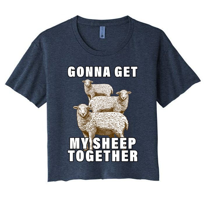 Gonna Get My Sheep Together Crop Top