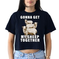 Gonna Get My Sheep Together Crop Top