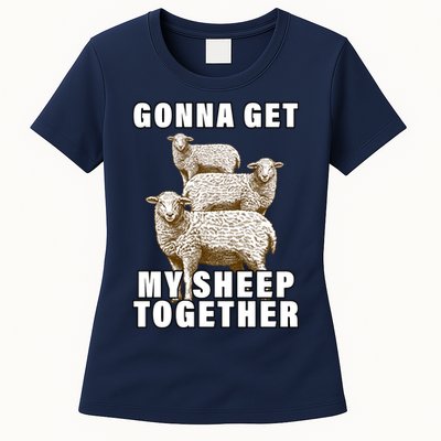 Gonna Get My Sheep Together Womens T-Shirt