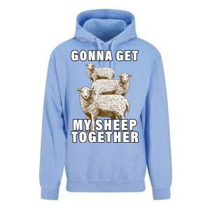 Gonna Get My Sheep Together Unisex Surf Hoodie